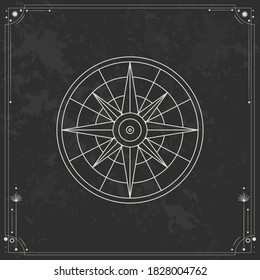 tarot cards, seance, astral sacred illustration. geometry, the solar system, cosmic bodies, the sun and the moon. Vector graphics