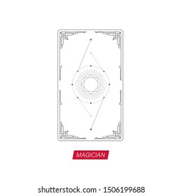 tarot cards vector icon symbol
