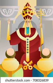 tarot fifth card the pope the hierophant