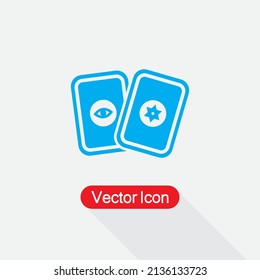 Tarot icon, Tarot Card Icon Vector Illustration Eps10
