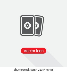 Tarot icon, Tarot Card Icon Vector Illustration Eps10