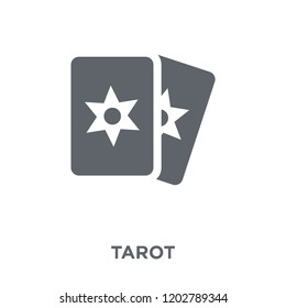 Tarot icon. Tarot design concept from Circus collection. Simple element vector illustration on white background.