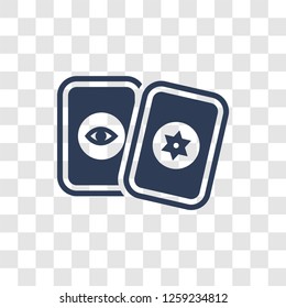Tarot icon. Trendy Tarot logo concept on transparent background from Circus collection