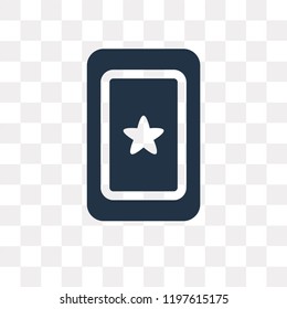 Tarot vector icon isolated on transparent background, Tarot transparency concept can be used web and mobile