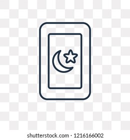 Tarot vector outline icon isolated on transparent background, high quality linear Tarot transparency concept can be used web and mobile