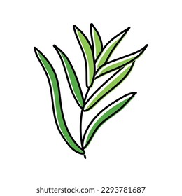tarragon salad food color icon vector. tarragon salad food sign. isolated symbol illustration