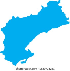 Tarragona Province Map Catalonia Spain Stock Vector Royalty Free Shutterstock