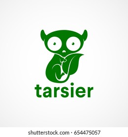 Tarsier Logo Design Vector