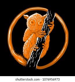 Tarsier Mascot Logo