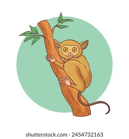 Tarsier is a small primate that is often referred to as the smallest monkey in the world, even though this animal is not a monkey.