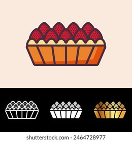 The Tart icon adds a delightful and elegant touch to bakery websites, culinary blogs, and dessert-themed projects.