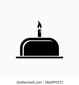 Tart Icon. Cake Symbol - Vector Logo Template.