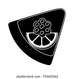 tart isolated vector icon