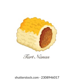 Tart Nanas or Pineapple Tart cookies are the famous snacks for festive seasons in Asia.