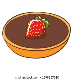 tart vector graphic clipart design
