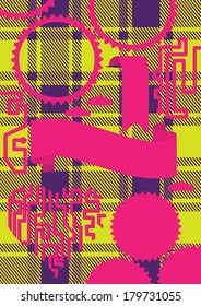 Tartan Acid Infrastructure: banners, cogs and heart