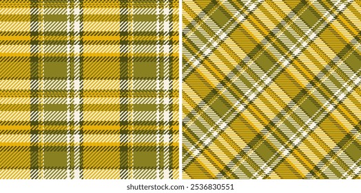 Tartan background plaid of check seamless pattern with a texture fabric textile vector. Set in favorite colours. Easter fashion ideas for a stylish celebration.