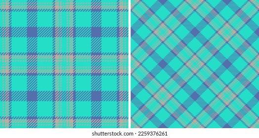Tartan background texture. Pattern fabric seamless. Textile check plaid vector in set.