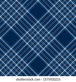 Tartan blue and dark blue pattern.Texture for plaid, tablecloths, clothes, shirts, dresses, paper, bedding, blankets, quilts and other textile products. Vector illustration EPS 10ec