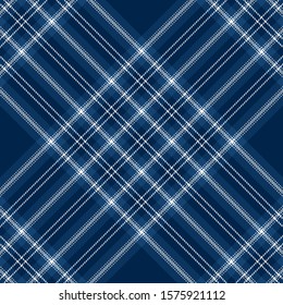 Tartan blue and dark blue pattern.Texture for plaid, tablecloths, clothes, shirts, dresses, paper, bedding, blankets, quilts and other textile products. Vector illustration EPS 10ec