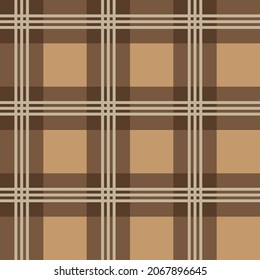 tartan brown seamless pattern design vector eps 10
