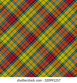 tartan buchanan seamless diagonal vector illustration