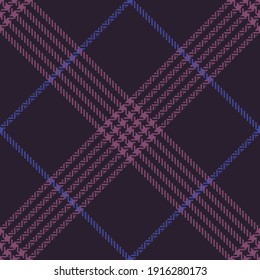 Tartan check pattern dark for autumn and winter skirt, flannel shirt, tablecloth. Herringbone textured seamless background graphic art for everyday casual textile print.