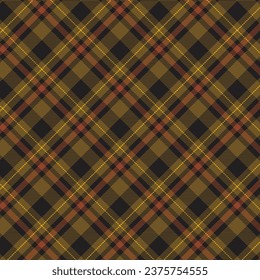 With a tartan check plaid background, this vector fabric texture has a seamless design.