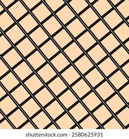 Tartan check plaid pattern. Seamless simple textured dark plaid vector illustration for flannel shirt, blanket, duvet cover, other textile print.
