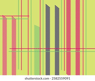 Tartan check plaid pattern. Seamless simple textured dark plaid vector illustration for flannel shirt, blanket, duvet cover, other textile print.
