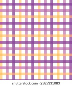 Tartan check plaid pattern. Seamless simple textured dark plaid vector illustration for flannel shirt, blanket, duvet cover, other textile print.