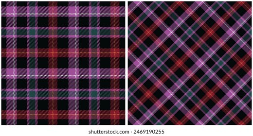 Tartan check plaid pattern tweed in brown and beige. Seamless neutral glen plaid vector illustration for spring summer autumn winter dress, scarf, jacket, skirt, throw, blanket, other fabric design.
