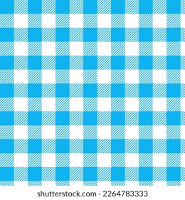 Tartan checked plaids in blue, Tartan Seamless Pattern Background in Blue.Seamless pastel vichy backgrounds for tablecloth, dress, skirt, napkin, or other Easter holiday textile design.