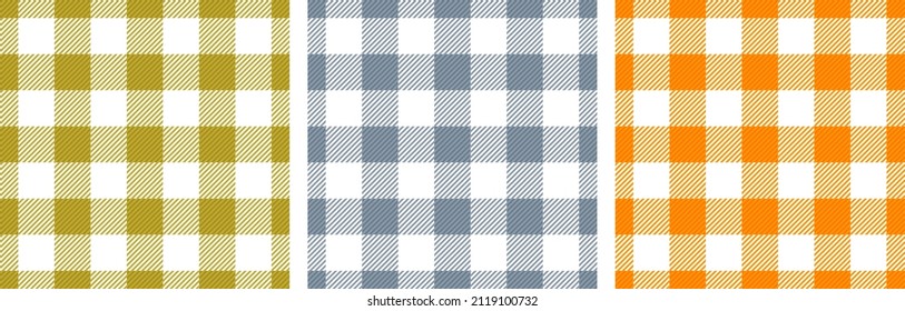Tartan cloth crossed stripes abstract seamless paterns design. Plaid tartan woven fabric print for tablecloth. Crossed lines blanket backdrop.