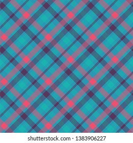 Tartan color seamless vector pattern
