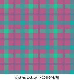 Patrón vectorial sin fisuras de color tartán. Textura de tela de plástico. Fondo textil azul controlado