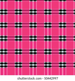 Tartan Design Background and a Seamless Art
