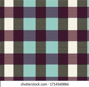 Tartan-Design auf weißem Hintergrund