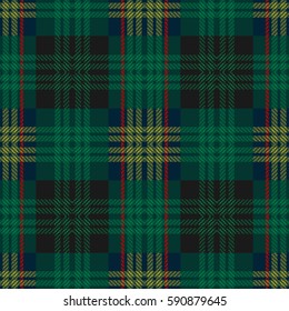 Tartan fabric pattern, vector design