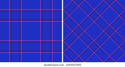 Funda de tejido de Tartán. Textil de fondo. Comprobar el patrón de vector sin fisuras en conjunto.