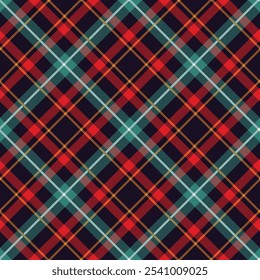 Tecido de tartan repetir,Padrão de tartan escocês,Design de xadrez contínuo.	
