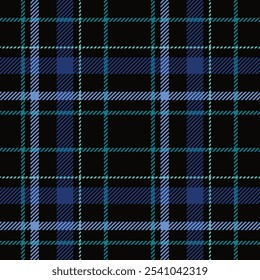 Tecido de tartan repetir,Padrão de tartan escocês,Design de xadrez contínuo.	