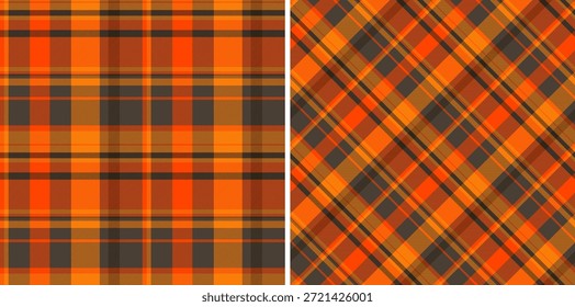 Tejido de tartán de patrón de Vector de fondo con una textura a cuadros sin costuras a cuadros. Set en colores nocturnos. Manteles elegantes para ocasiones especiales.