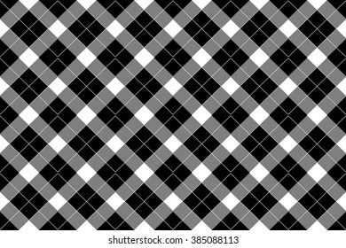 tartan fabric texture diagonal pattern seamless vector illustratio