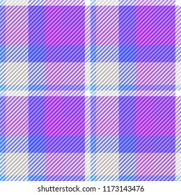 Tartan fabric texture. Seamless pattern. Vector illustration. 