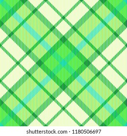 Tartan fabric texture. Seamless pattern. Vector illustration. 