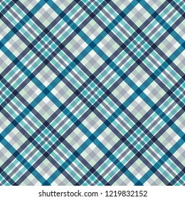 Tartan fabric texture. Seamless pattern. Vector illustration. 