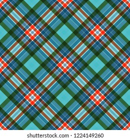 Tartan fabric texture. Seamless pattern. Vector illustration. 