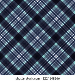Tartan fabric texture. Seamless pattern. Vector illustration. 