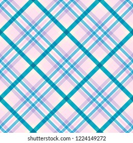 Tartan fabric texture. Seamless pattern. Vector illustration. 